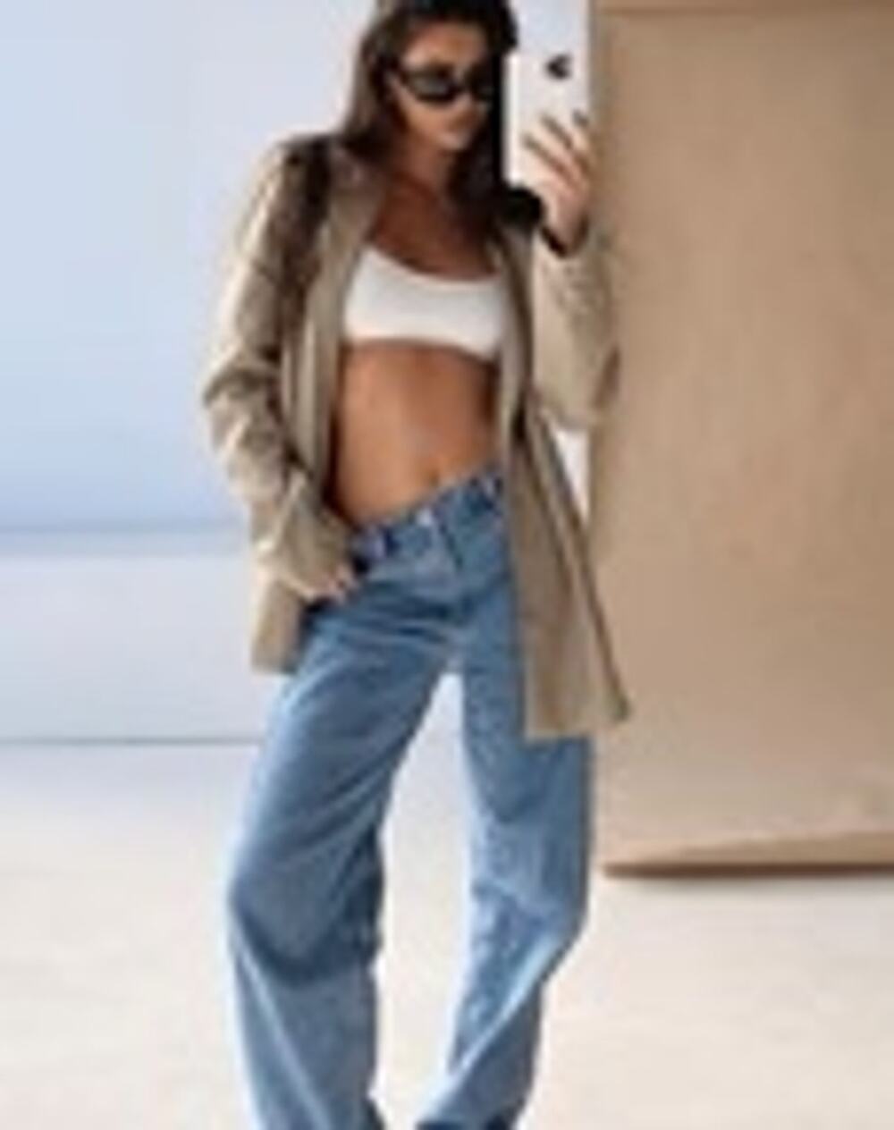 Abrand Jeans Slouch Jean Oversized Baggy Streetwear 100% Cotton Womens Sz 26